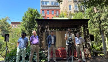 Residents celebrate saving Elizabeth Street Garden in Lower Manhattan