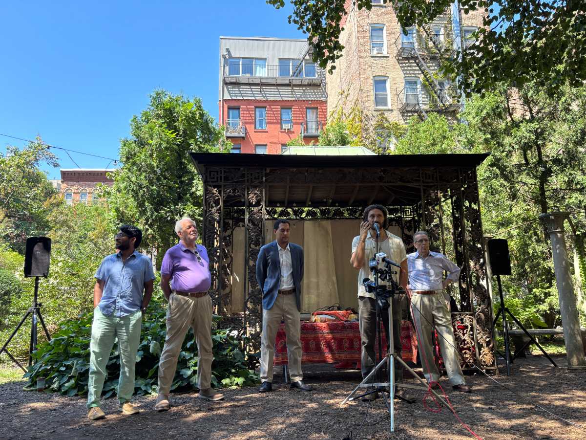 Residents celebrate saving Elizabeth Street Garden in Lower Manhattan