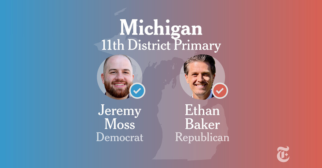 Michigan 11th Congressional District Primary 2026: Live Election Results