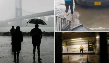 NYC drenched with flash flooding, clinching the wettest summer in 5 years