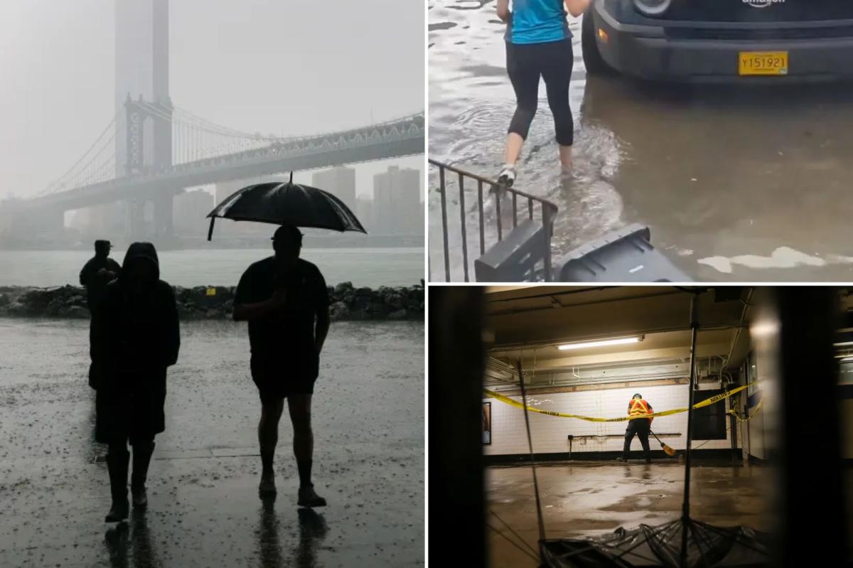 NYC drenched with flash flooding, clinching the wettest summer in 5 years