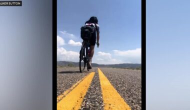 Man biking from San Francisco to New York passes through Sacramento region