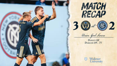Recap | Damiani's brace powers Union to comeback win at NYCFC