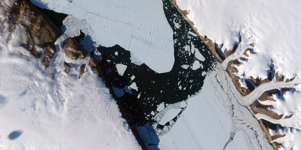 Chunk of ice the size of Manhattan breaks away from a glacier in Greenland