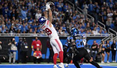 NY Giants cut 8, including a playoff receiver