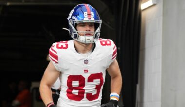 New York Giants roster by jersey number, last name
