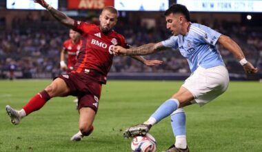Toronto's winless streak reaches 11 matches after 1-1 draw with NYCFC