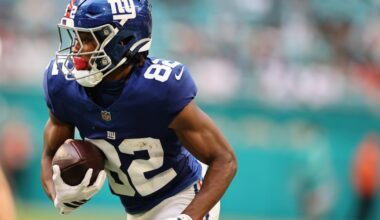 Calvin Austin injury: NY Giants WR carted off with right knee injury