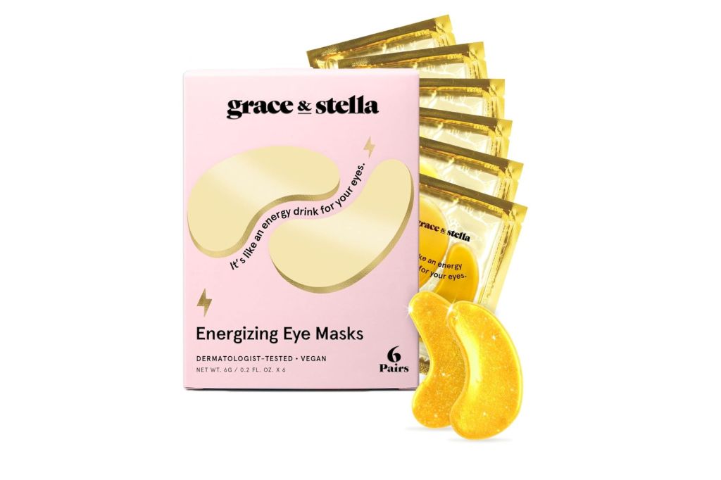 A pack of gold eye patches.
