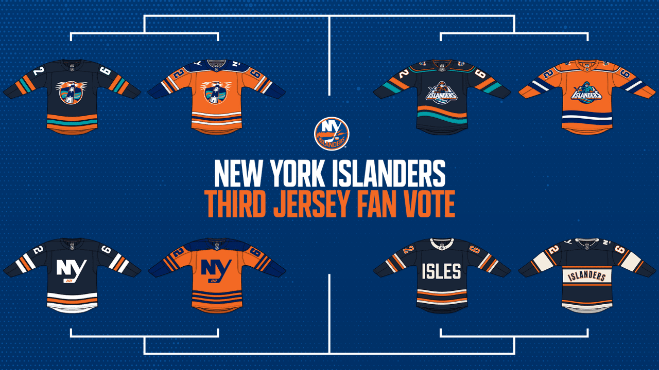 New York Islanders Unveil Eight Finalists in First-Ever NHL Fan-Driven Third Jersey Design Contest
