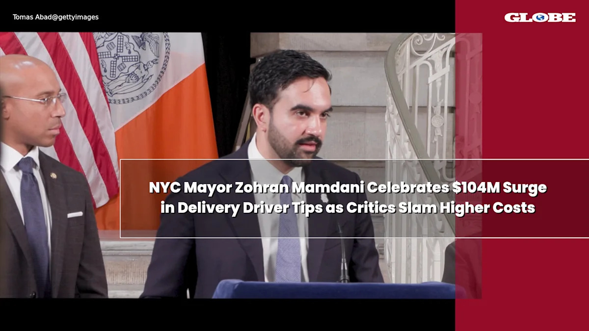 NYC Mayor Zohran Mamdani Celebrates $104M Surge in Delivery Driver Tips as Critics Slam Higher Costs