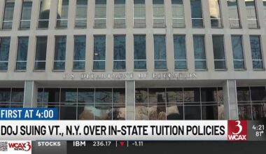 DOJ sues Vermont, New York over in-state college tuition for noncitizens