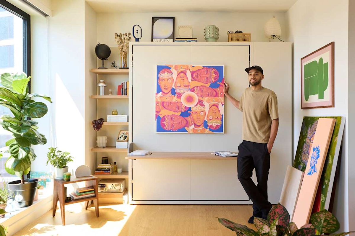 This Brooklyn Studio Has to Be Both a Home and an Art Studio — Here's How It Works