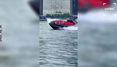 A Daring Way to See NYC: High-Speed Thrill Ride Waves Through Harbor