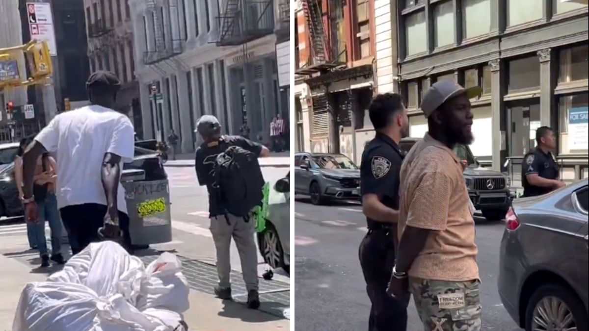Viral Video Shows NYPD Officers Confronting Apparent Street Vendors in New York City — ‘About Time’