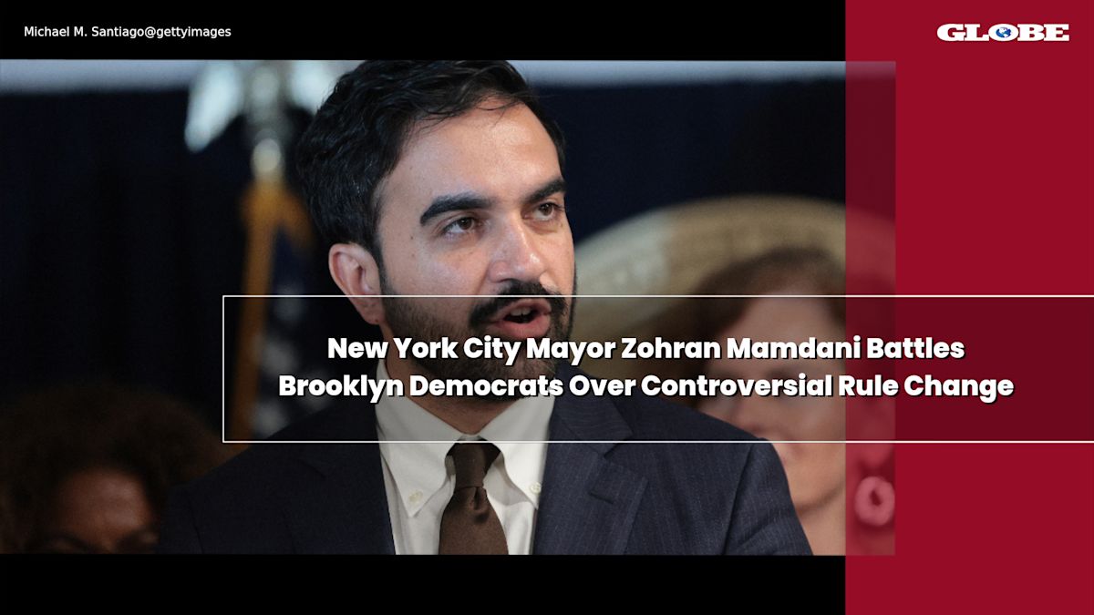 New York City Mayor Zohran Mamdani Battles Brooklyn Democrats Over Controversial Rule Change