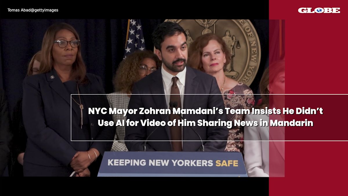 NYC Mayor Zohran Mamdani’s Team Insists He Didn’t Use AI for Video of Him Sharing News in Mandarin
