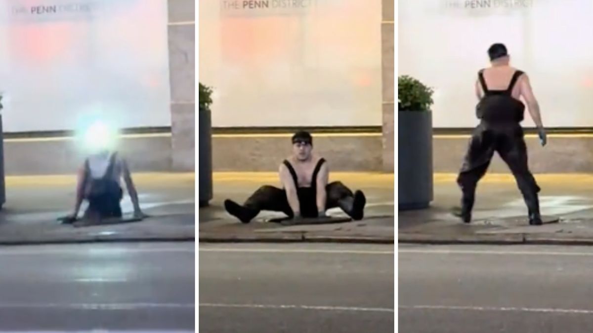 Mysterious Figures Spotted Emerging From NYC Manhole Near Penn Station in New Video