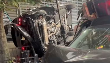 Corvette Hits Mercedes, Sends Pedestrian Flying in Wild NYC Crash, Police Say