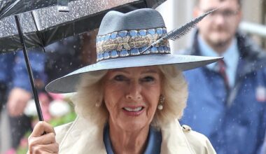 Queen Camilla breaks cover for rainy outing after shock King Charles update
