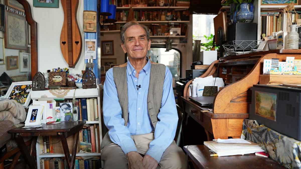Inside the Eclectic NYC Home of an Artist Who Turns MetroCards Into Art