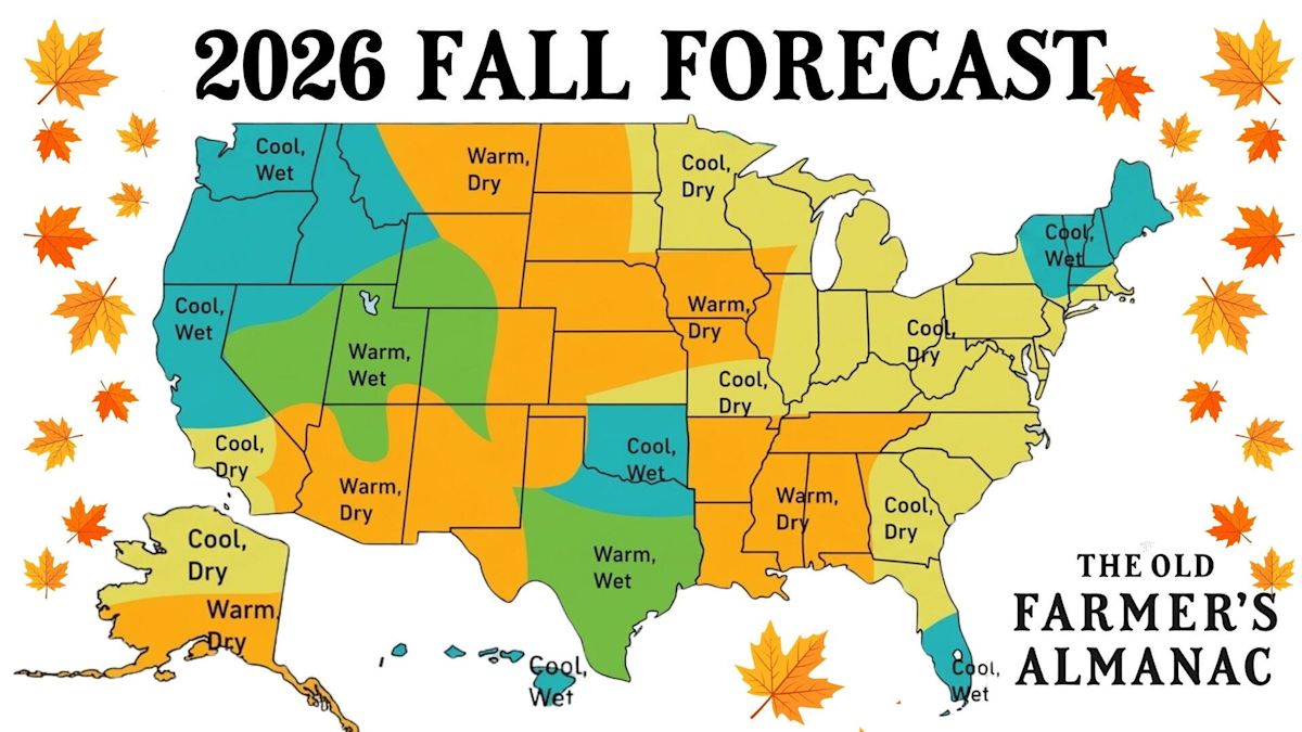 Old Farmer's Almanac fall forecast: Here's what's in store for New York