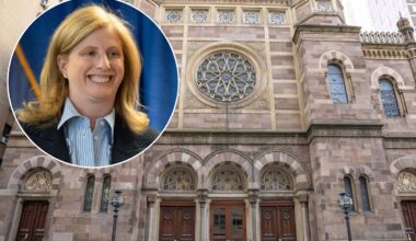 NYPD head Jessica Tisch speaks at NYC synagogue 1 week after anti-Jewish hate attack