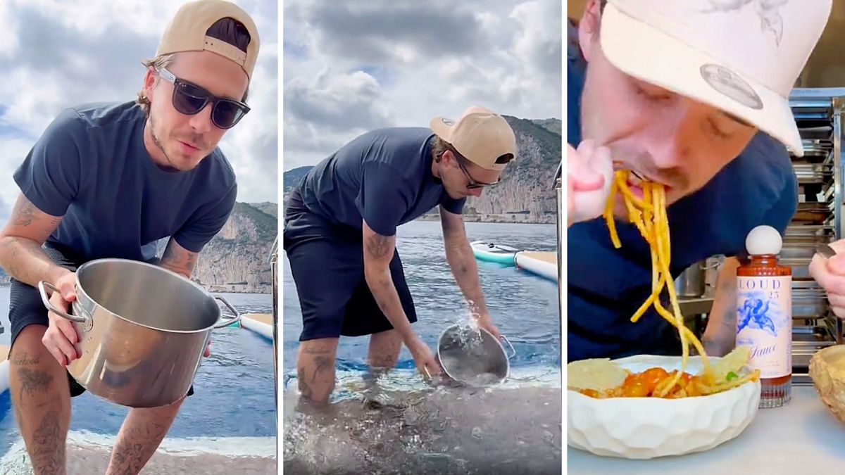Brooklyn Beckham Leaves Fans Grossed Out With Unusual Pasta Cooking Method