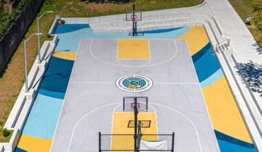 New York turns derelict basketball courts into 'sponges' to curb flash floods
