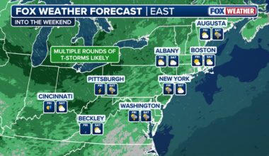 Severe thunderstorms could hit NYC area Saturday with damaging winds, heavy rain
