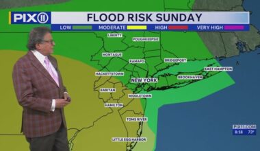 Rain and storms return to start the week in NYC