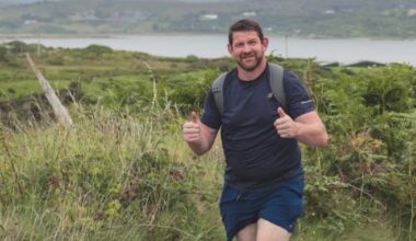 Man once told he wouldn’t walk begins trek from NYC to California