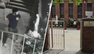 Man seen smashing Virgin Mary statue at Long Island City church – NBC New York
