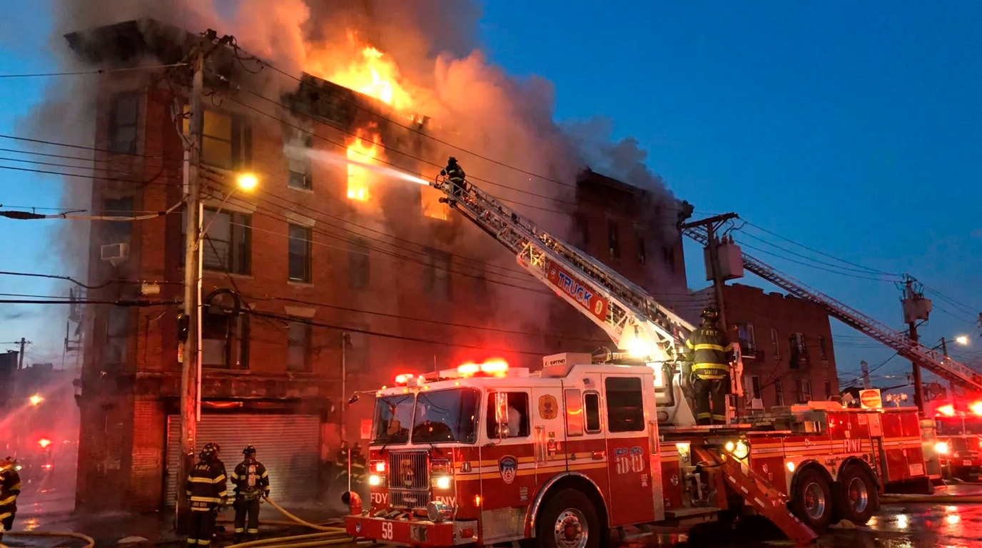 Death toll rises to three following explosion and fire in Bronx building