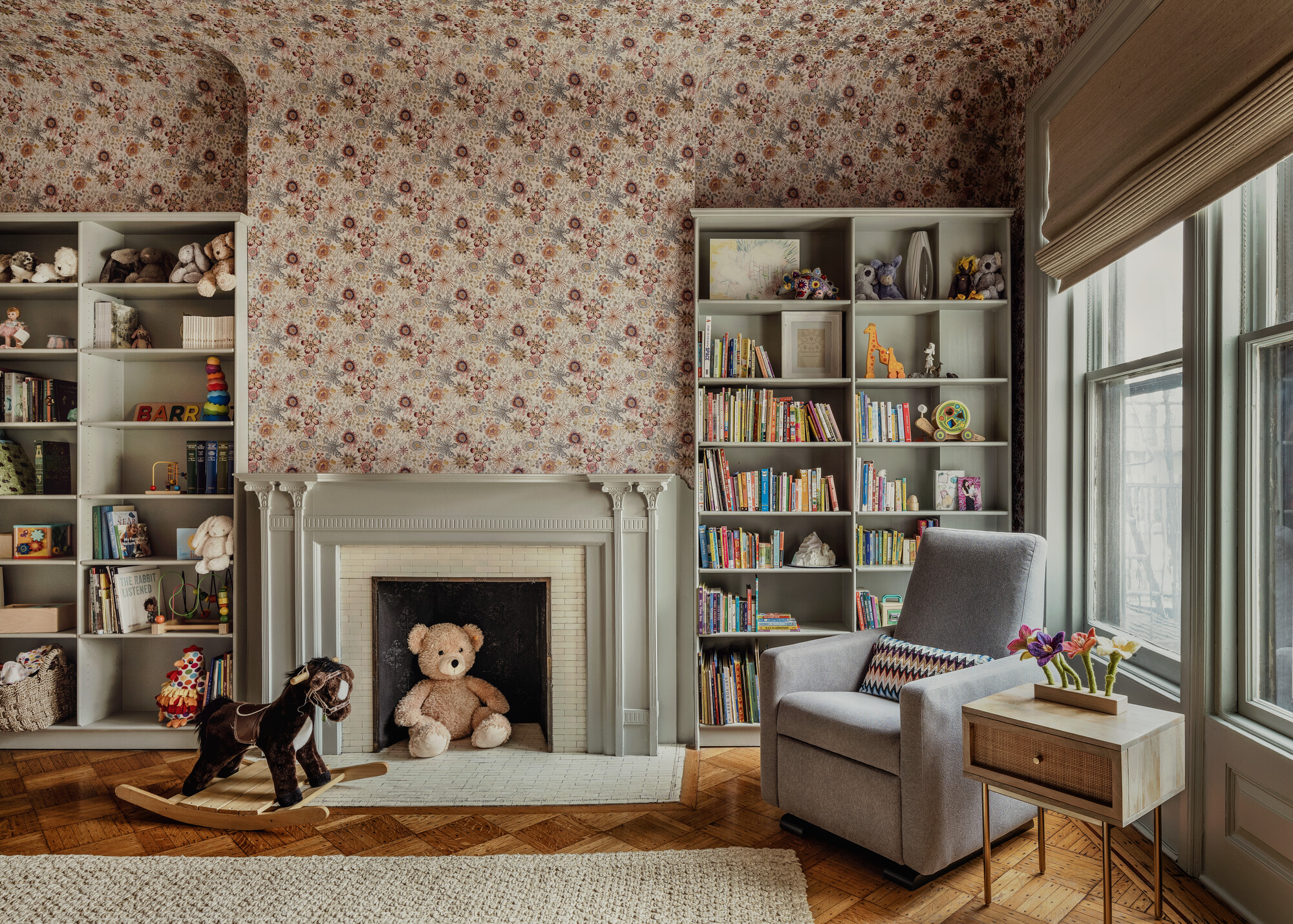 UPSTAIRS SITTING ROOM ROCKING HORSE