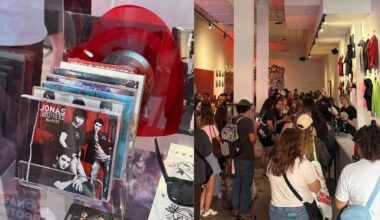Fans line up and down the block to enter the SoHo Jonas Brothers ‘Burning Up All Over Tour’ pop-up