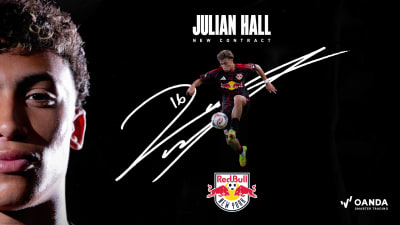 Red Bull New York Signs Julian Hall, Manhattan-Native and 2026 MLS All-Star, to New MLS Contract