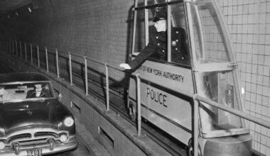 Catwalk Cars: New York City's Weird Wafer-Thin Electric Vehicles Used By Tunnel Police