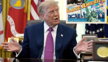 Trump orders Lake Ontario renamed Lake America 'effective immediately' -- in jab to 'nasty' Canada