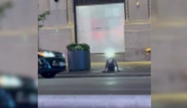 Video shows people climbing out of manhole in Midtown Manhattan