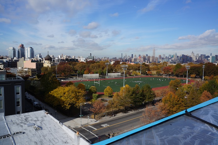 aerial view of the park