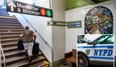 Stranger shoves woman onto NYC train tracks, then walks into psych clinic