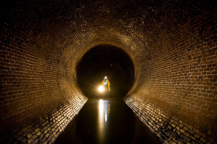 Veteran urban explorer Steve Duncan said he explored the sewer 100 times but found no valuables. Steve Duncan