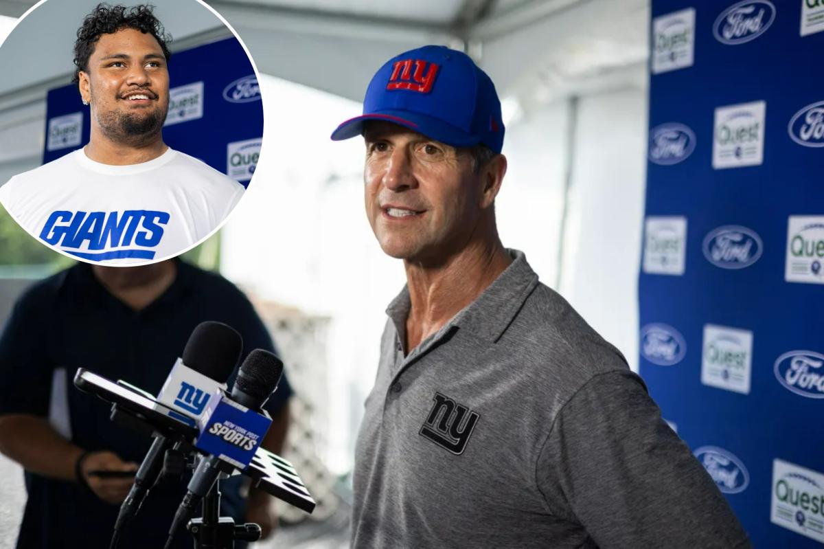 Giants offense delivers when John Harbaugh 'cracked' in training camp