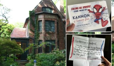 NYC homeowner who shares an address with Spider-Man reveals web of letters he gets from kids