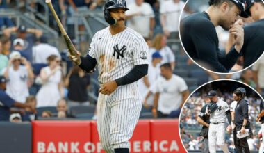 Yankees' bats struggle in loss to Blue Jays to cap brutal day