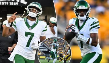 Geno Smith assuages Jets training camp concerns with perfect passing night