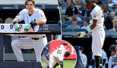 Yankees lineup reverts to punchless ways in loss to Mariners