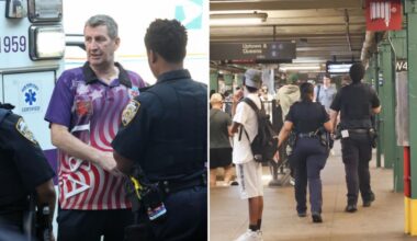 Staring contest on NYC train leads to rider getting shoved onto subway tracks