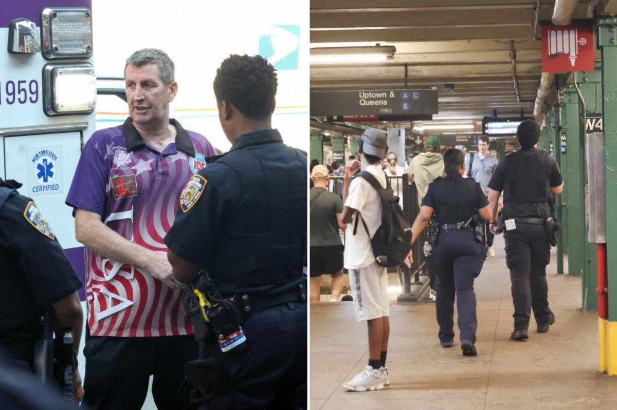 Staring contest on NYC train leads to rider getting shoved onto subway tracks